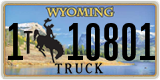 Wyoming, Truck (1(2) 12345)