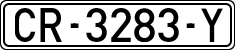 License plates of Spain, 1971 year series
