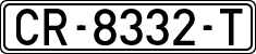 License plates of Spain, 1971 year series