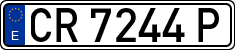 License plates of Spain, 1971 year series