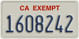 California, Exempt (1234567)