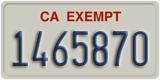 California, Exempt (1234567)