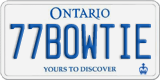 Ontario, Vanity Plates