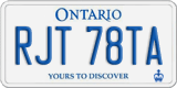 Ontario, Vanity Plates