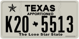 Texas, Apportioned vehicles (2012) (A12-3456)