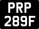 License plate of the United Kingdom, 1963 year system