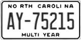North Carolina, Multi Year (AB-12345)