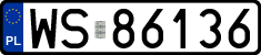License plates of Poland, Regular car plates