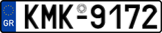 License plate of Greece, Cars