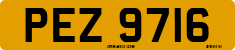 License plate of the United Kingdom, Northern Ireland (1966)