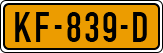License plate of the Netherlands, Cars