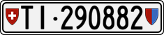 License plate of Switzerland, Cars