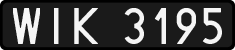 License plates of Poland, 1976 year system