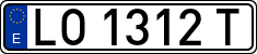 License plates of Spain, 1971 year series