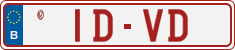 License plate of Belgium, Vanity Plates (2014)