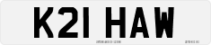 License plate of the United Kingdom, 1983 year system