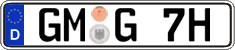German license plate, Plates for oldtimers (type 