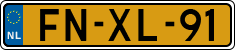 License plate of the Netherlands, Cars