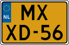 License plate of the Netherlands, Motorcycles