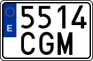 License plates of Spain, Ordinary (2000)
