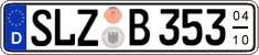 German license plate, Seasonal plates