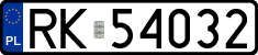 License plates of Poland, Regular car plates