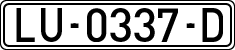 License plates of Spain, 1971 year series
