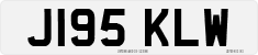 License plate of the United Kingdom, 1983 year system
