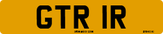 License plate of the United Kingdom, 1963 year system