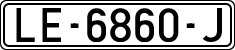 License plates of Spain, 1971 year series