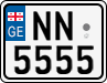 License plate of Georgia, Motorcycles (2014)