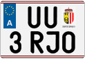 License plate of Austria, Regular plates