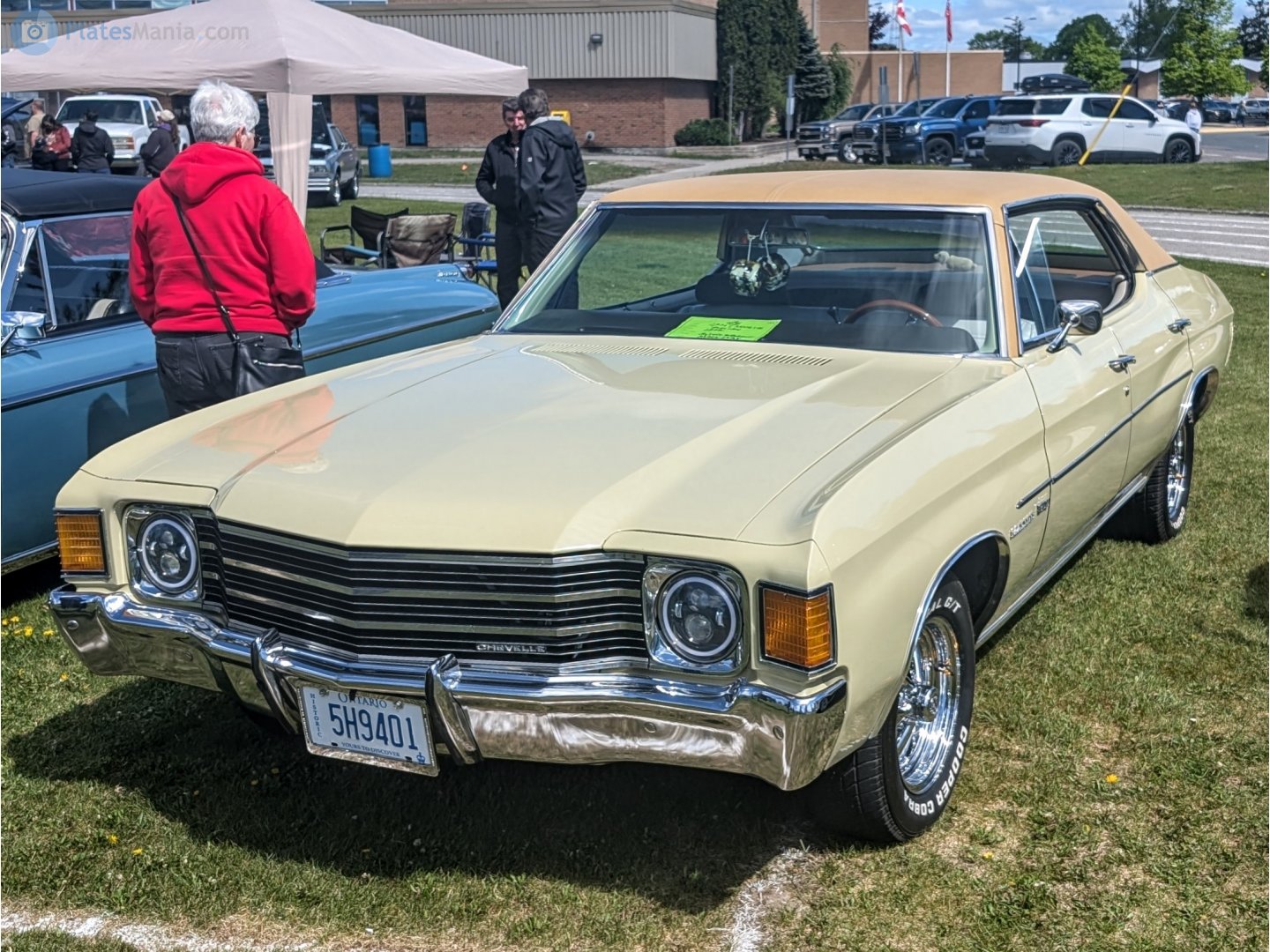 5H9401, Chevrolet Chevelle 2nd gen 1971/1972 4-door Hardtop (39; A-body), 3rd facelift, 1970–1972