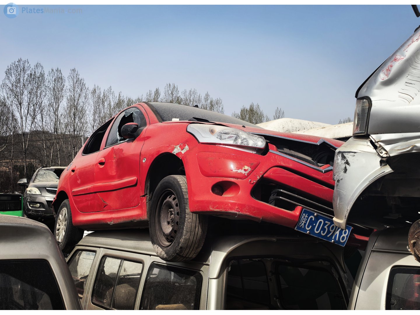 陕C·039K8, Citroёn C2 1st gen (T21; CN-market), 2006–2013