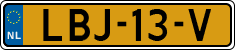 License plate of the Netherlands, Agricultural trailers (2021 system)