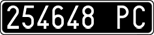 License plate of Italy, Cars (1927 year series)