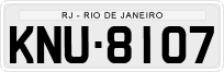 License plate of Brazil, Private owners (1990)