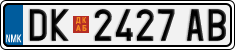License plate of North Macedonia, Regular plates (2012)