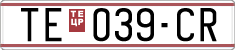 License plate of North Macedonia, Regular plates (1993)