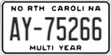 North Carolina, Multi Year (AB-12345)