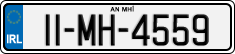 License plate of Ireland, Regular plates