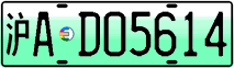 License plate of China, Electric vehicles