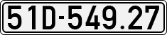 License plate of Vietnam, Cars
