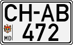 License plate of Moldova, Trailers (1992)
