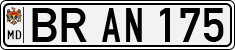 License plate of Moldova, Cars (1992)