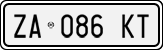 License plate of Italy, Cars (1994 year series)