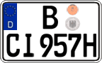 German license plate, Plates for oldtimers (type 