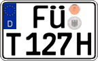 German license plate, Plates for oldtimers (type 