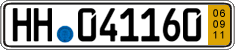 German license plate, Short-term transit plates