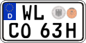 German license plate, Plates for oldtimers (type 